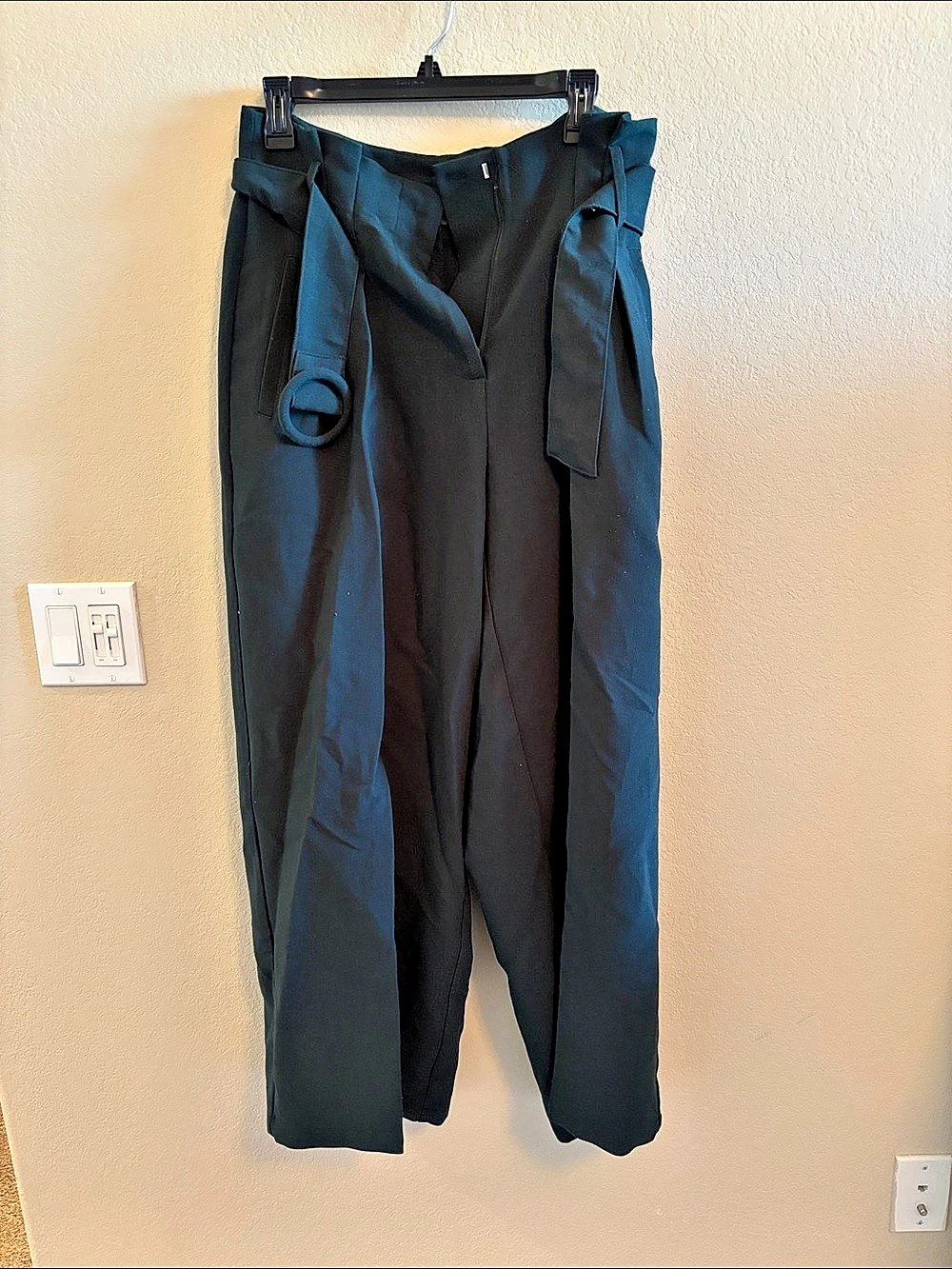 Adrianna Papell Wide Leg Pants in Black Size 6 Like New